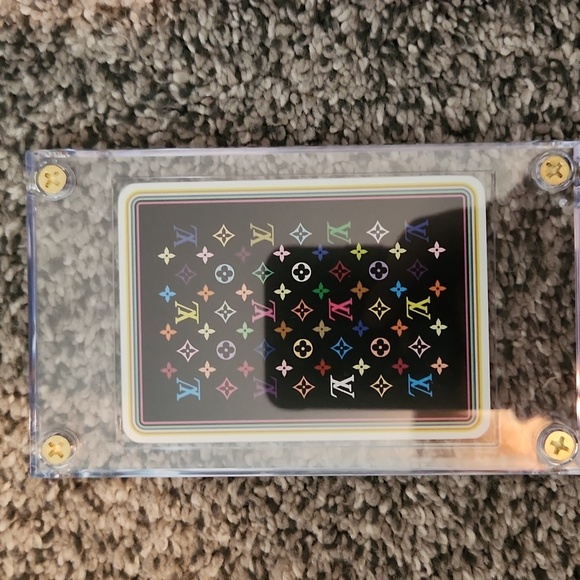 Louis Vuitton x Takashi Murakami Noir S/S 2003 Playing Card 5 Clubs Ltd New - Picture 4 of 5